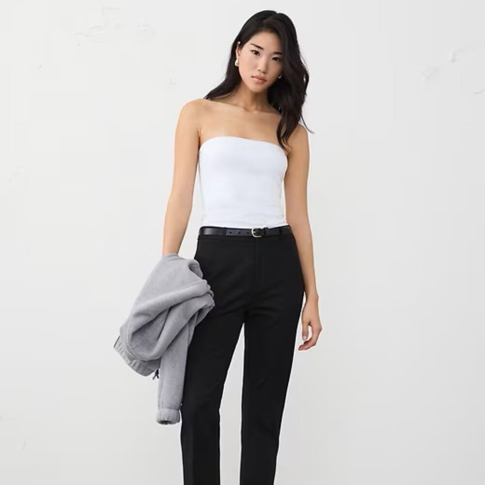 Banana Republic Black Straight-Leg Dress Pants